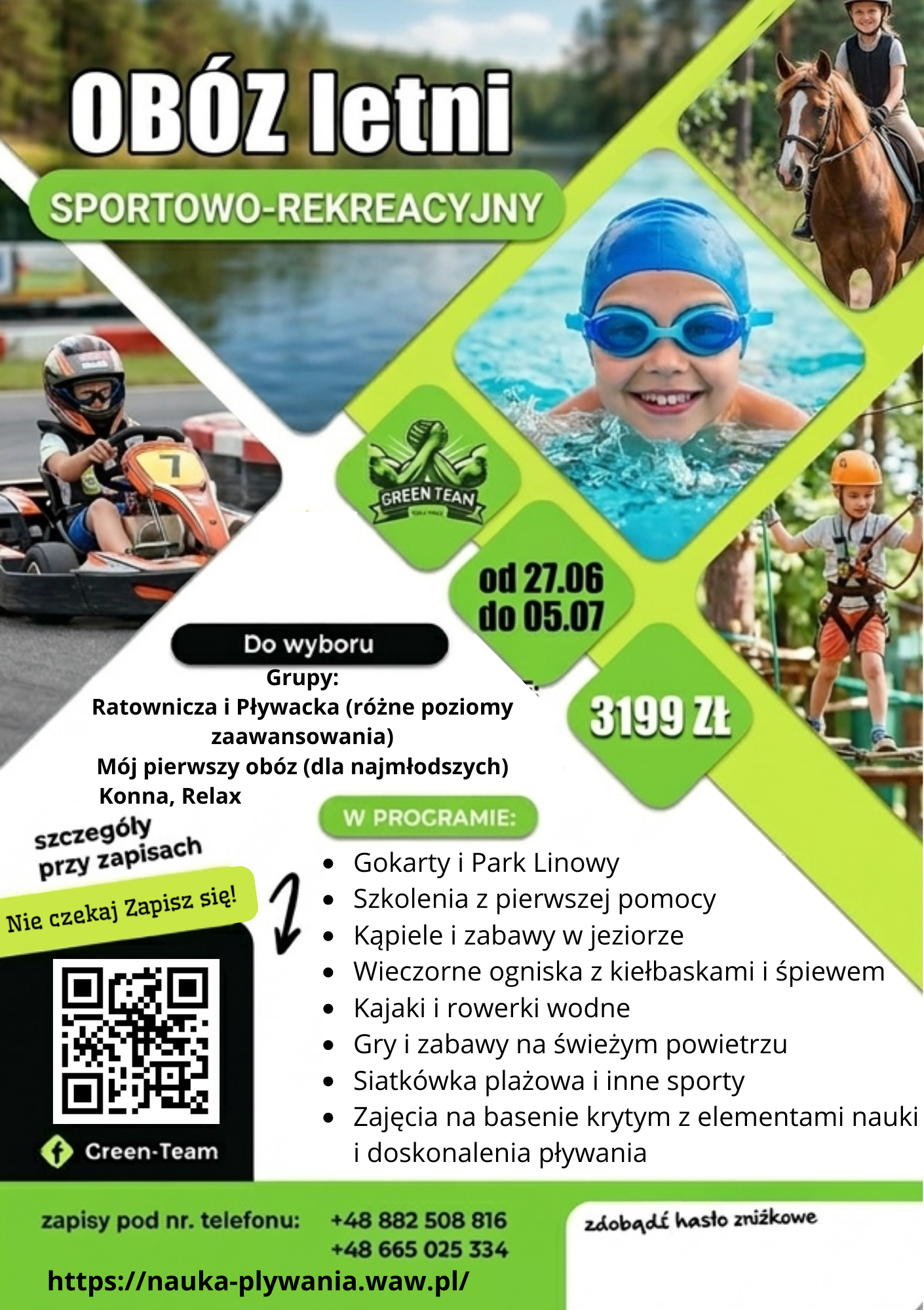 Obóz letni sportowo-rekreacyjny